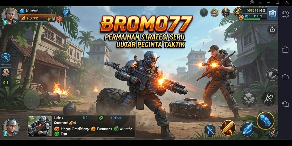 Tampilan gameplay seru dalam BROMO77 yang menampilkan strategi dan taktik.