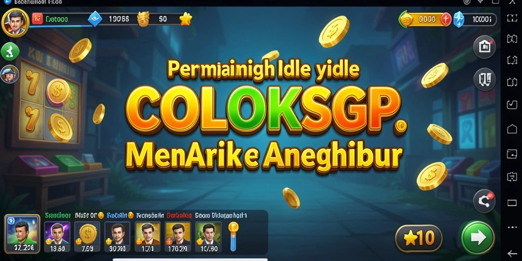 Tampilan gameplay COLOKSGP yang menarik dan santai.