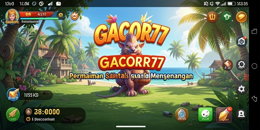 Tampilan gameplay GACOR77 yang menghibur dan santai.