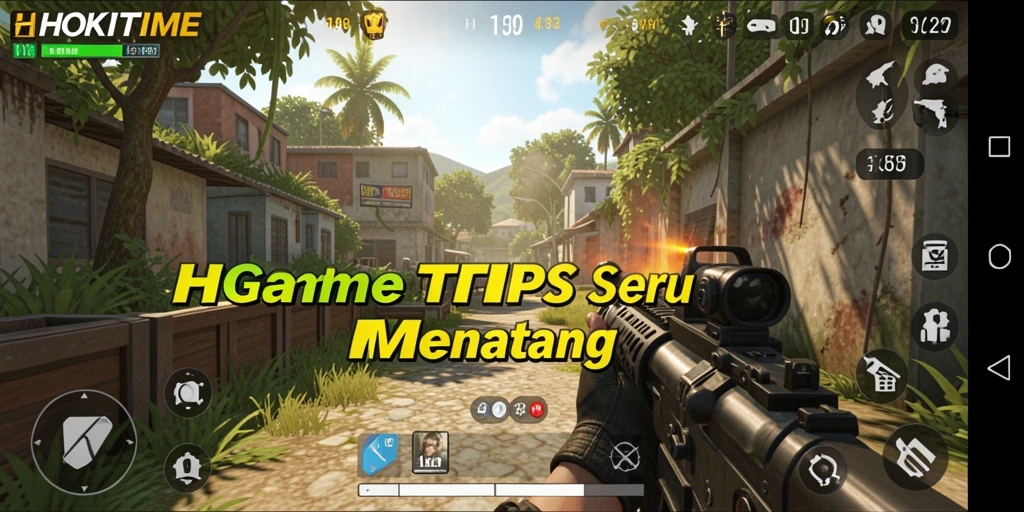 Tampilan gameplay seru dan menantang dalam HOKITIME.