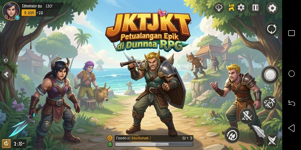 Gameplay RPG menegangkan di dalam JKTJKT