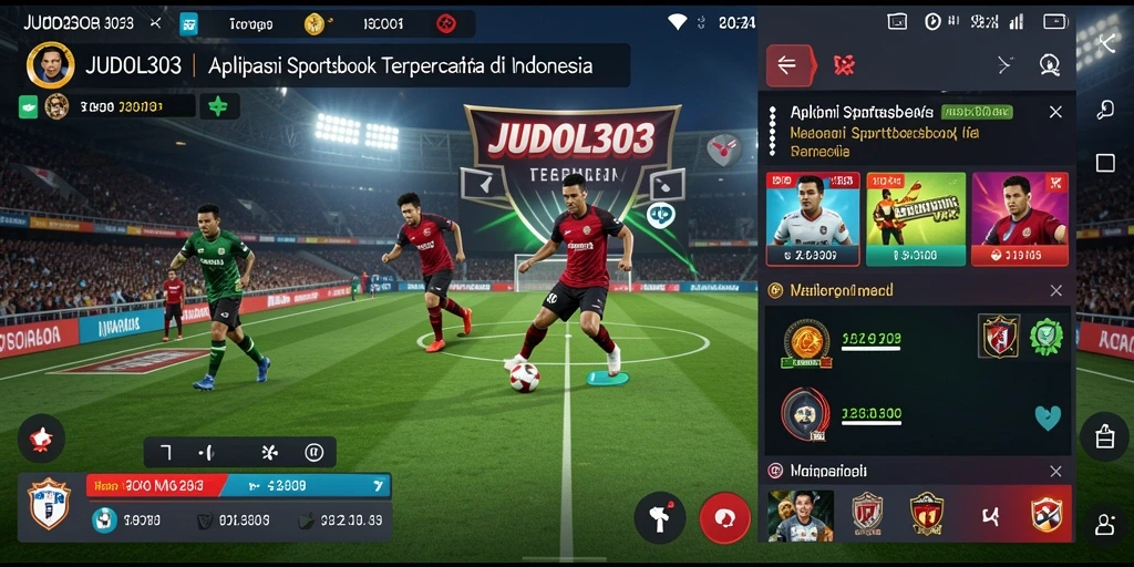 Tampilan gameplay Sportsbook yang menarik dan interaktif.