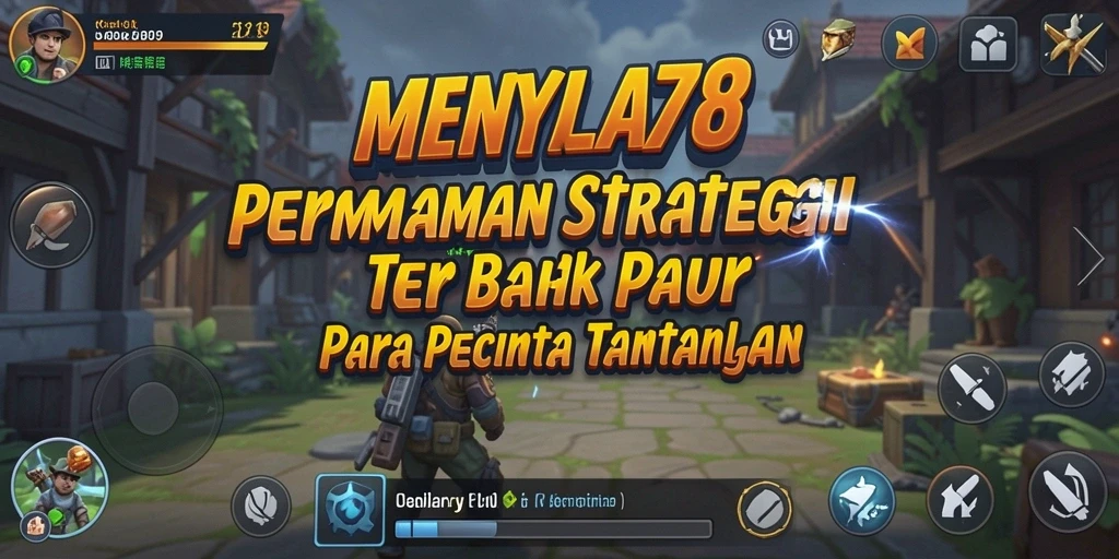 Tangkapan layar utama MENYALA78 memperlihatkan aksi pertempuran strategis yang intens.