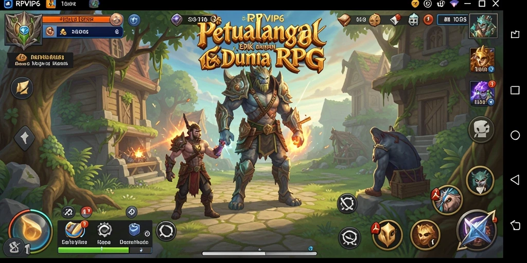 Tampilan gameplay RPVIP6 yang menakjubkan dan mendebarkan.