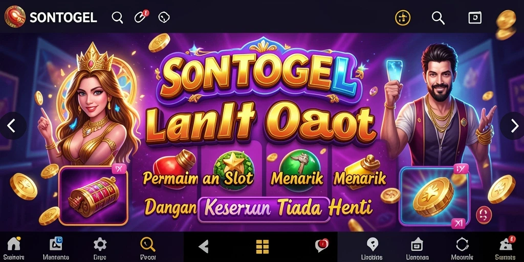 Screenshot gameplay menampilkan suasana permainan Slot SONTOGEL yang seru.